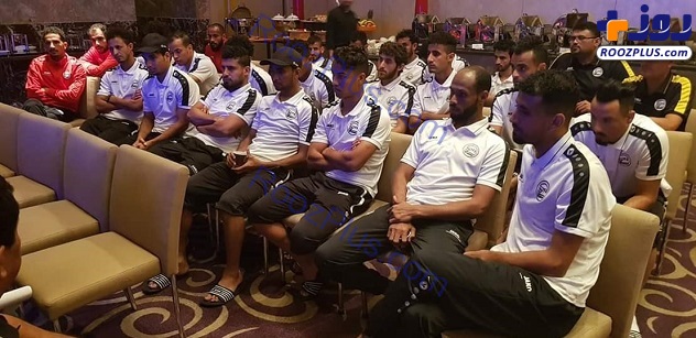 بازیکنان یمن در آخرین نشست فنی پیش از بازی با ایران/عکس