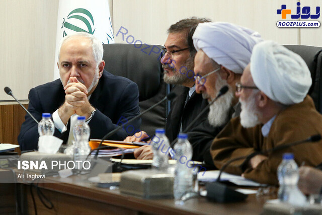 حضور ظریف در جلسه مجمع تشخیص مصلحت نظام +عکس