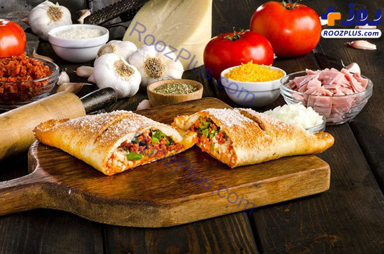 طرز تهیه پیتزا ایتالیایی کالزونه، مرحله به مرحله طرز تهیه پیتزا ایتالیایی کالزونه، مرحله به مرحله