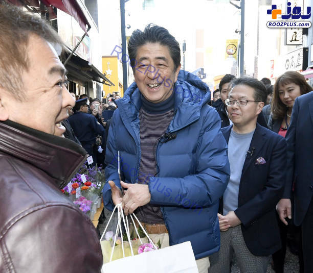 گشت‌وگذار رئیس جمهور ژاپن در بازار+عکس