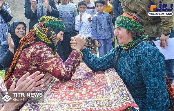 مچ اندازی زنان خرم آبادی در جشنواره بازی های بومی +عکس