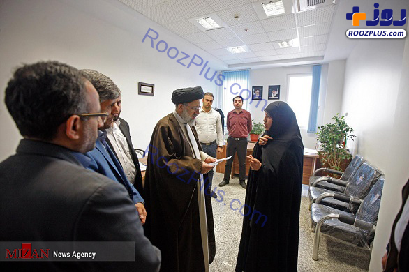 بازدید سرزده رئیسی از دادسرای ناحیه ۱۰ تهران +عکس