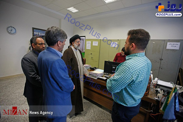 بازدید سرزده رئیسی از دادسرای ناحیه ۱۰ تهران +عکس