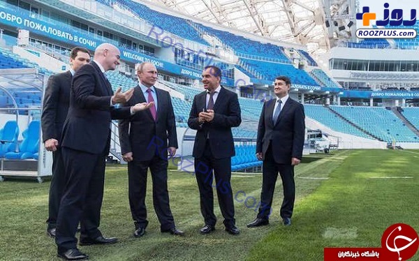 تصاویری جالب از دیدار رئیس فیفا با پوتین