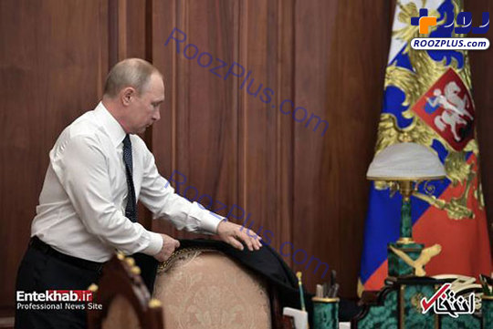 آیا تا به حال دفتر کار پوتین را دیده اید؟+ تصاویر