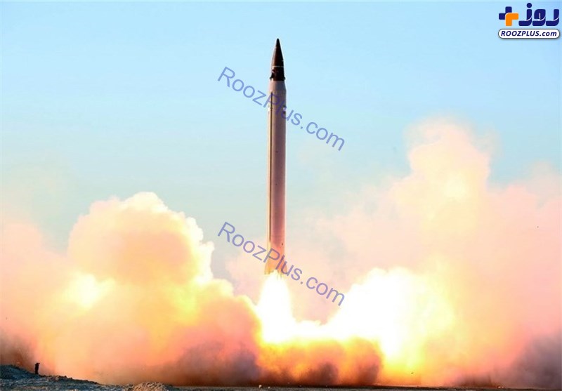 تصاویر موشک ایرانی که کمتر از ۱۰ دقیقه اسرائیل را هدف قرار می‌دهد