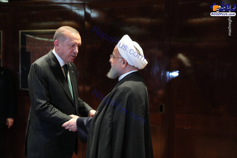 دیدار روحانی و اردوغان در نیویورک+عکس