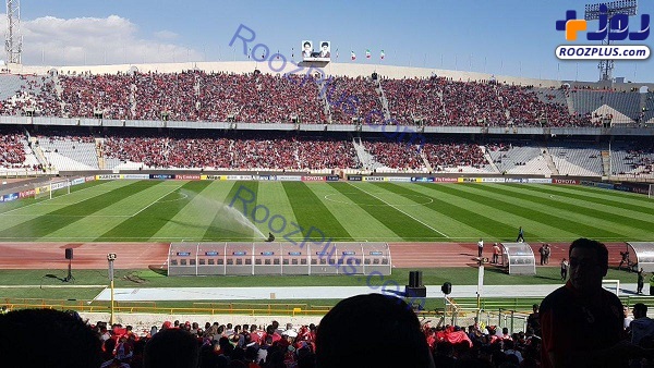 ورزشگاه آزادی پیش از بازی پرسپولیس و السد+عکس