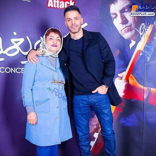 سیروان خسروی به همراه مادرش +عکس