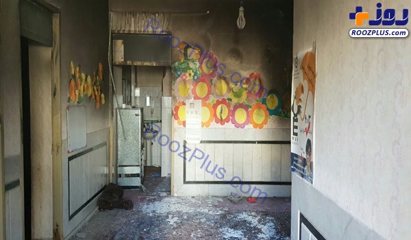 آتش‌سوزی مهدکودک در زاهدان +تصاویر