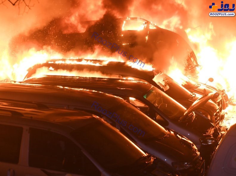 کم سابقه ترین آتش‌سوزی در تاریخ کره جنوبی + تصاویر