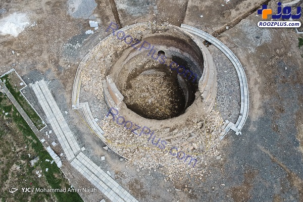 تخریب «یخچال میرفتاح» ملایر بر اثر بارش‌ها +عکس