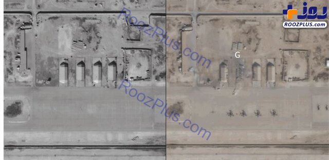 عکس/انتشار تصاویر ماهواره‌ای از حمله موشکی موفقیت‌آمیز سپاه به پایگاه عین‌الاسد