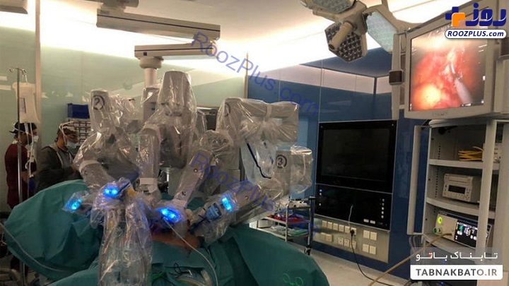 عکس/ عمل جراحی با ربات در عربستان