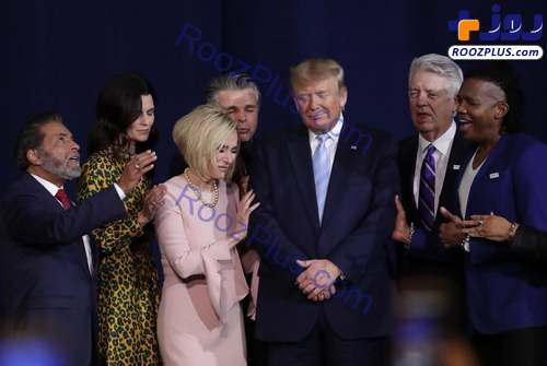 عکس/مراسم دعا برای ترامپ در حضور رهبران مذهبی