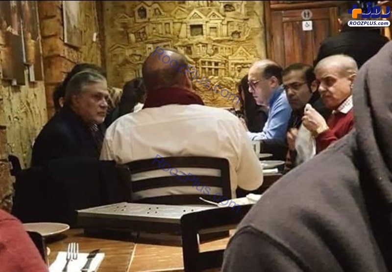حضور جنجال آفرین نواز شریف در یک رستوران +عکس