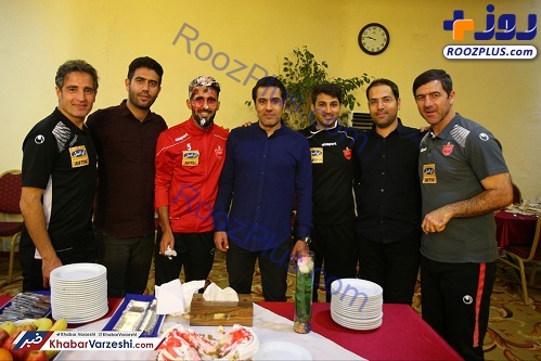 جشن تولد بشار رسن در اردوی پرسپولیس+تصاویر
