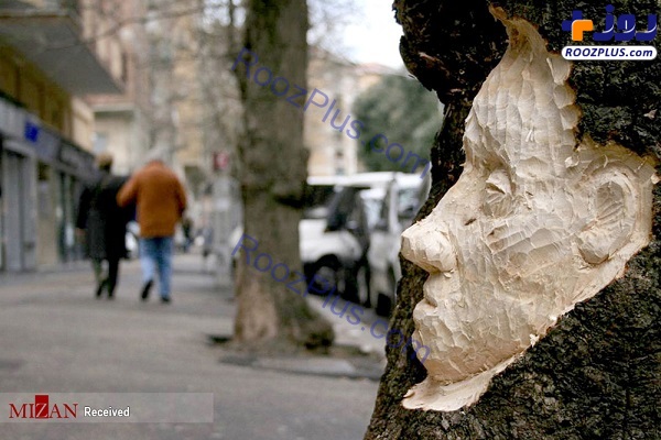 مجسمه‌های جالب درختی در رم +عکس