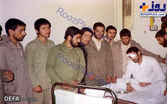 مجروح شدن سردار قاآنی در دوران دفاع مقدس+عکس