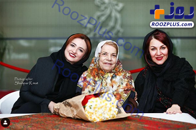 عکس/گلاره عباسی در کنار بازیگر پیشکسوت و ستاره اسکندری