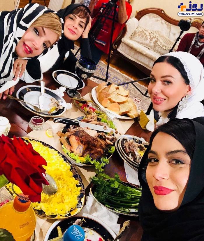تم دهه شصتی بازیگران زن در شام ایرانی +عکس