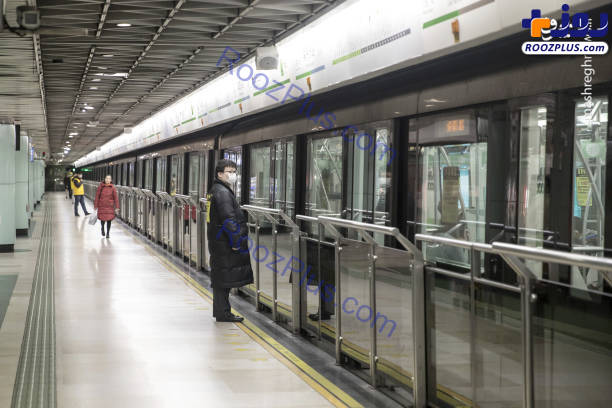 وضعیت مترو در چین بعد از انتشار ویروس کرونا/تصاویر