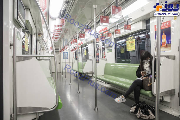 عکس/وضعیت مترو در چین