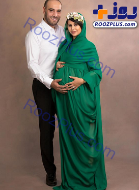 عکس امیریل ارجمند و همسرش قبل از تولد پسرشان