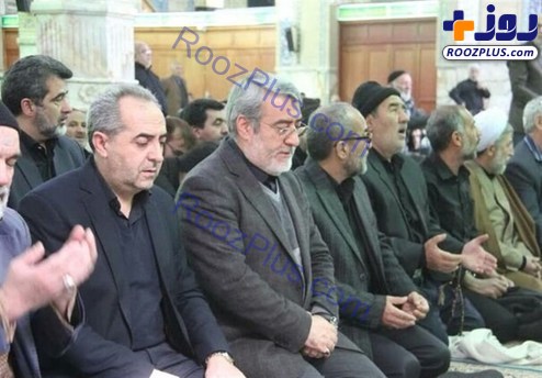 وزیر کشور در مراسم عزاداری شهادت حضرت زهرا در مسجد جمکران