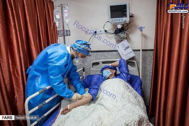 بخش ویژه کرونا در بیمارستان ارتش+تصاویر