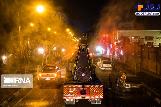 رونمایی از دستگاه ضدعفونی شهری در تهران/عکس