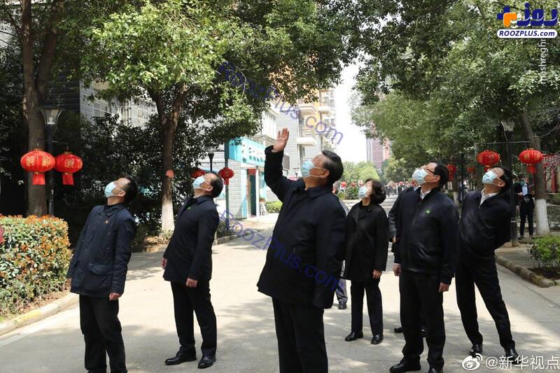 حضور رئیس جمهور چین در دل قرنطینه +عکس