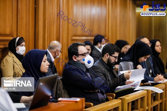 پیشگیری از کرونا در جلسه شورای تهران+عکس