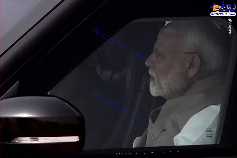نخست وزیر هند پشت فرمان خودروی ترامپ+عکس