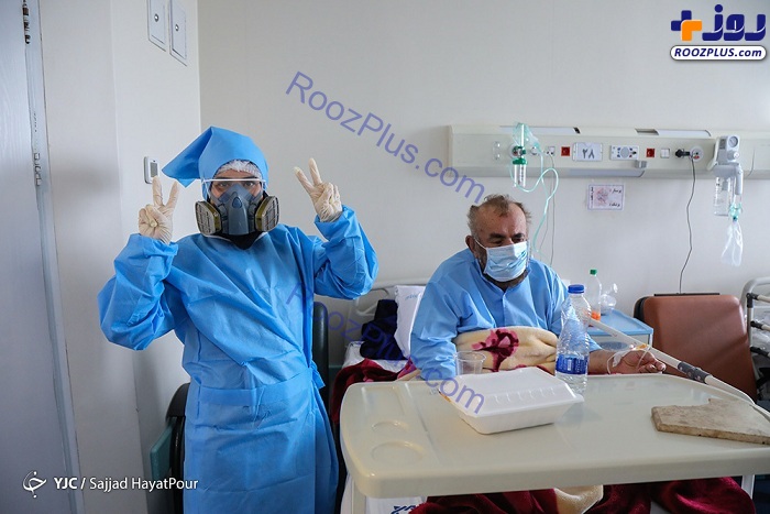 عکس/بخش مراقبت‌های ویژه کرونا در بیمارستان فرقانی قم