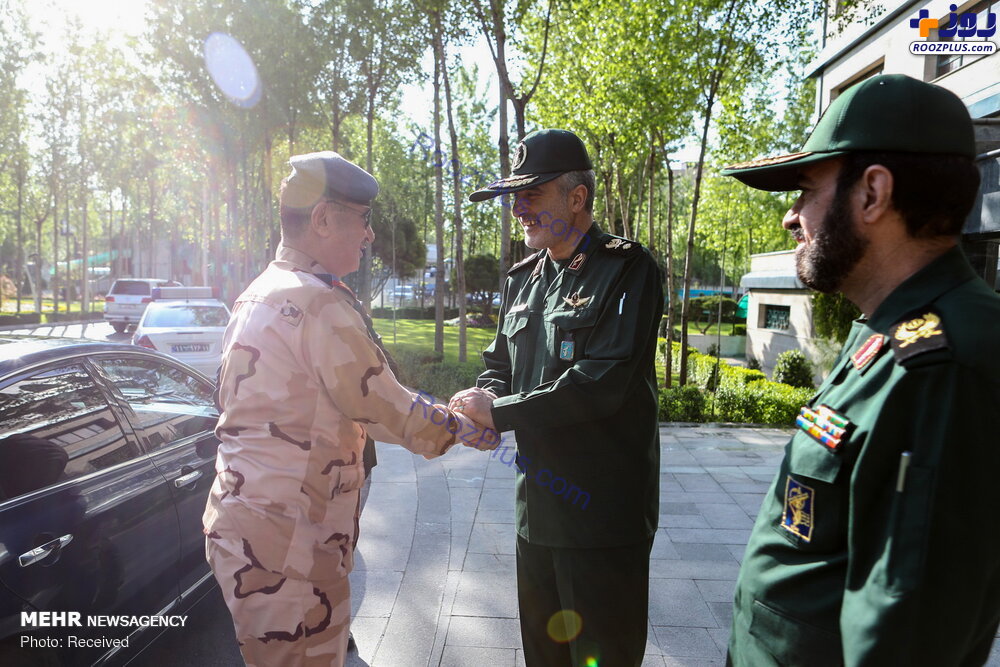 دیدار فرماندهان ارشد نظامی عراق با وزیر دفاع ایران +عکس