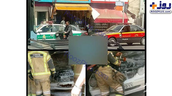 سوختن دردناک کودک ۷ ساله در آتش خودرو لاکچری +عکس