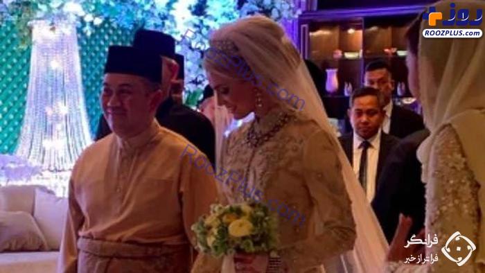 ازدواج ملکه زیبایی سوئد با ولیعهد مالزی+عکس