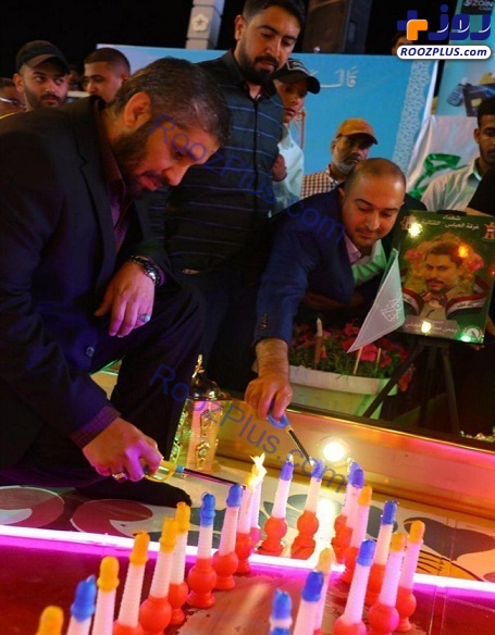 عکس/ روشن کردن شمع برای امام زمان(عج) در کربلا