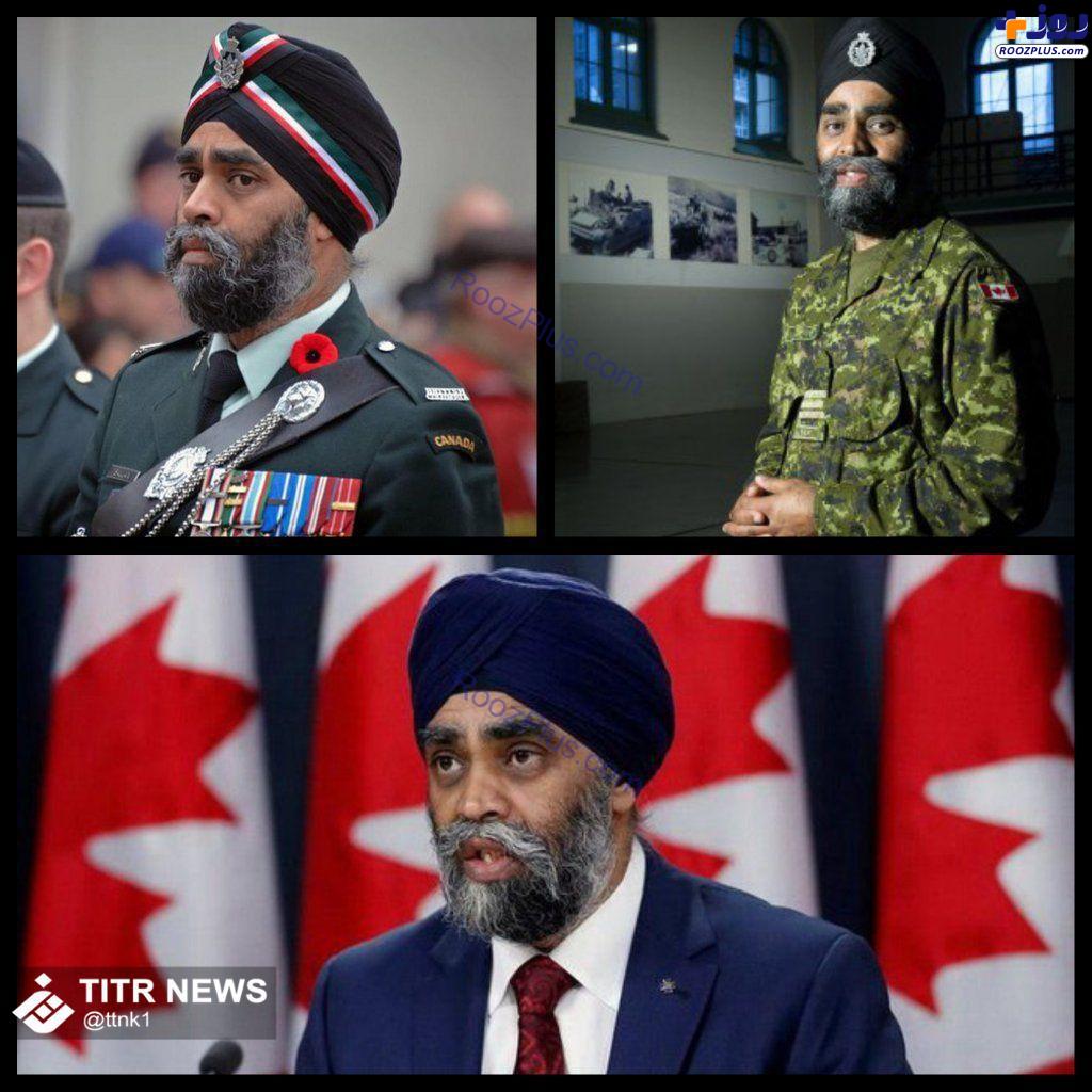 وزیر دفاع کانادا با لباس هندی! +عکس