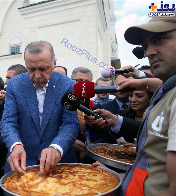 حضور اردوغان در مراسم نماز عید فطر + تصاویر