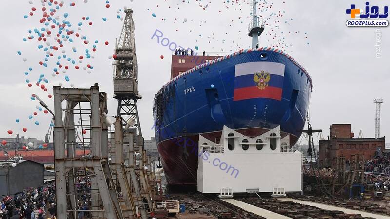 کشتی یخ ‌شکن هسته‌ای جدید روسیه +عکس