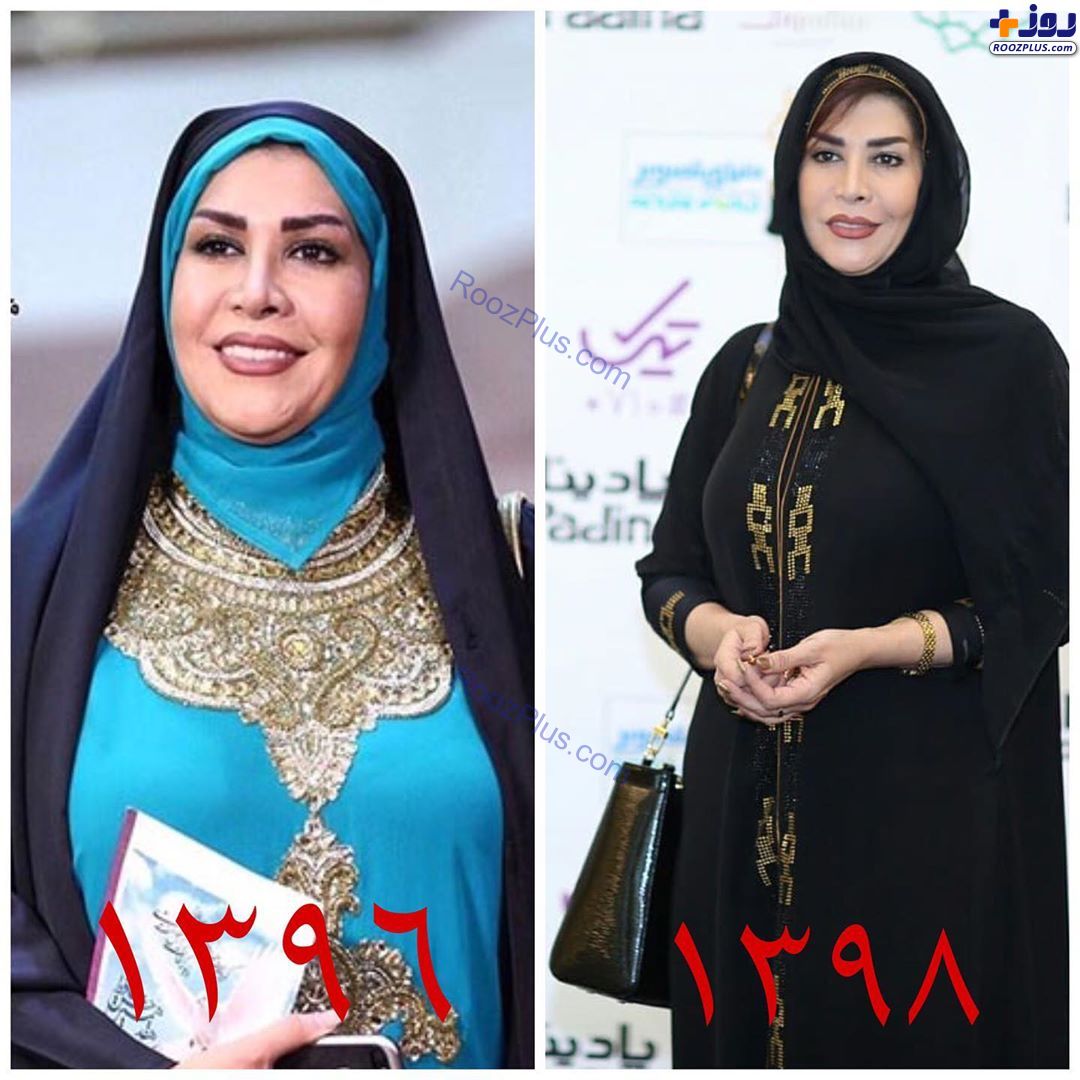 استایل متفاوت خانم مجری در نوزدهمین و شانزدهمین جشن حافظ +عکس