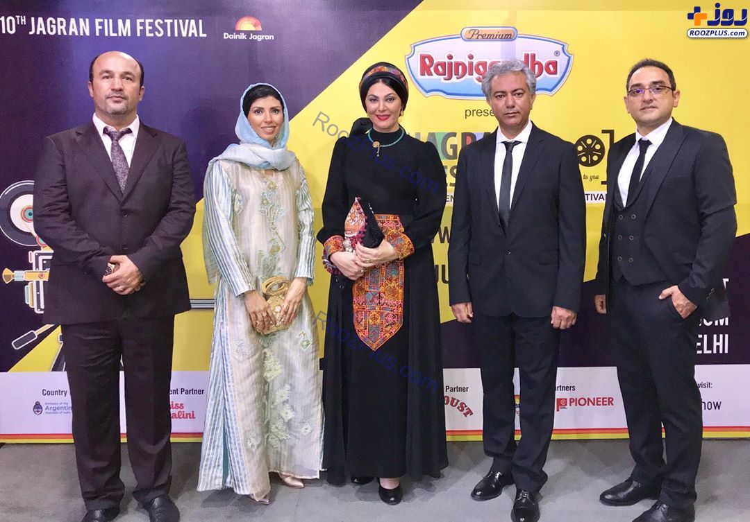 پوشش لاله اسکندری در جشنواره فیلم دهلی +عکس