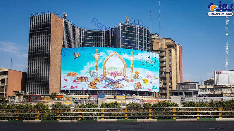 دیوارنگاره جدید میدان ولیعصر(عج) +عکس