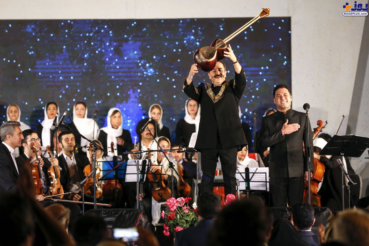 اجرای زنده موسیقی در بوستان آب و آتش تهران +عکس