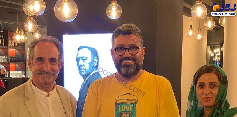 ملاقات زوج بازیگر با رشیدپور در کیش +عکس