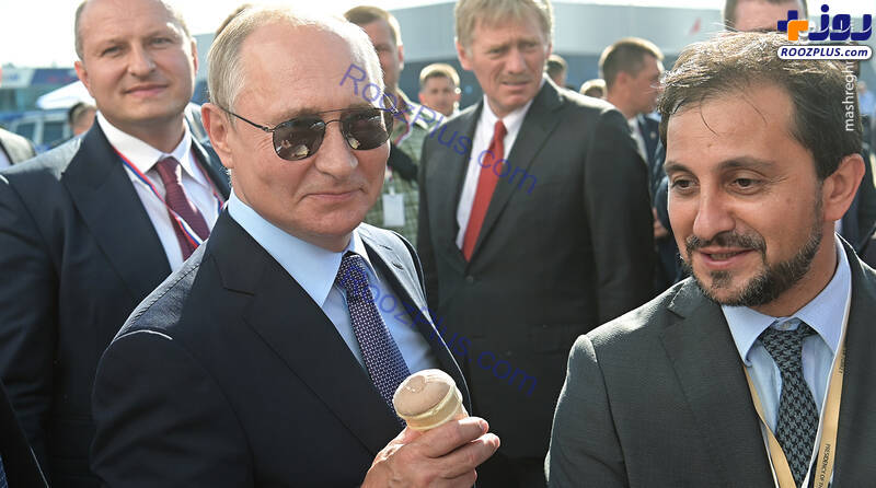 بستنی خوردن پوتین و اردوغان+تصاویر