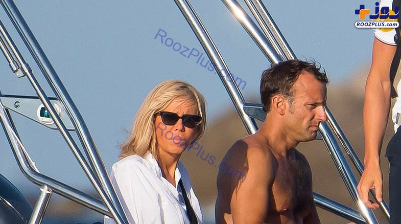 خوشگذرانی آقای رئیس‌جمهور و همسرش در دریا+عکس