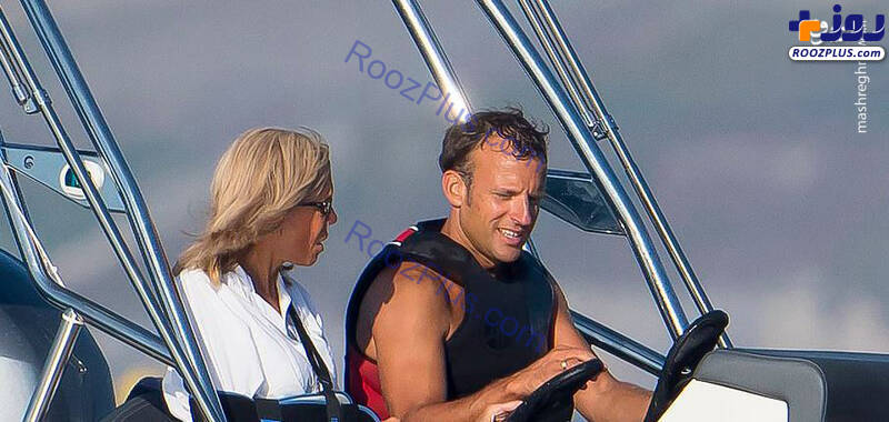 خوشگذرانی آقای رئیس‌جمهور و همسرش در دریا+عکس